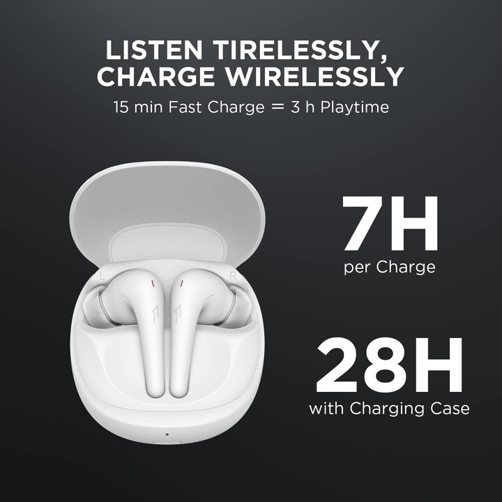 1MORE Aero wireless ANC earbuds white