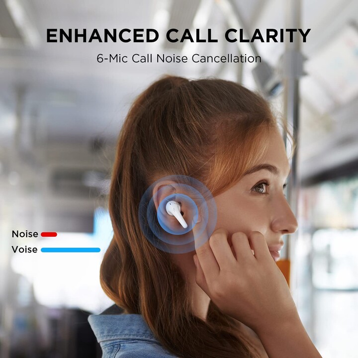 1MORE Aero auriculares sem fios ANC brancos