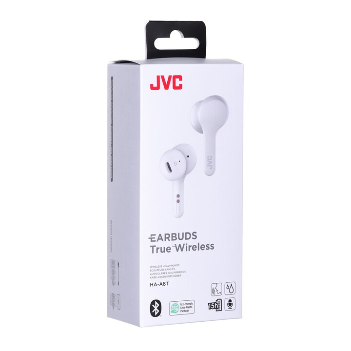 Auriculares Bluetooth JVC HAA-8TWU, blancos