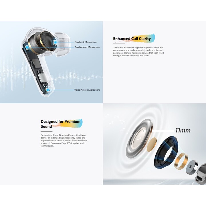 Earfun Air Pro 3 ANC Noir