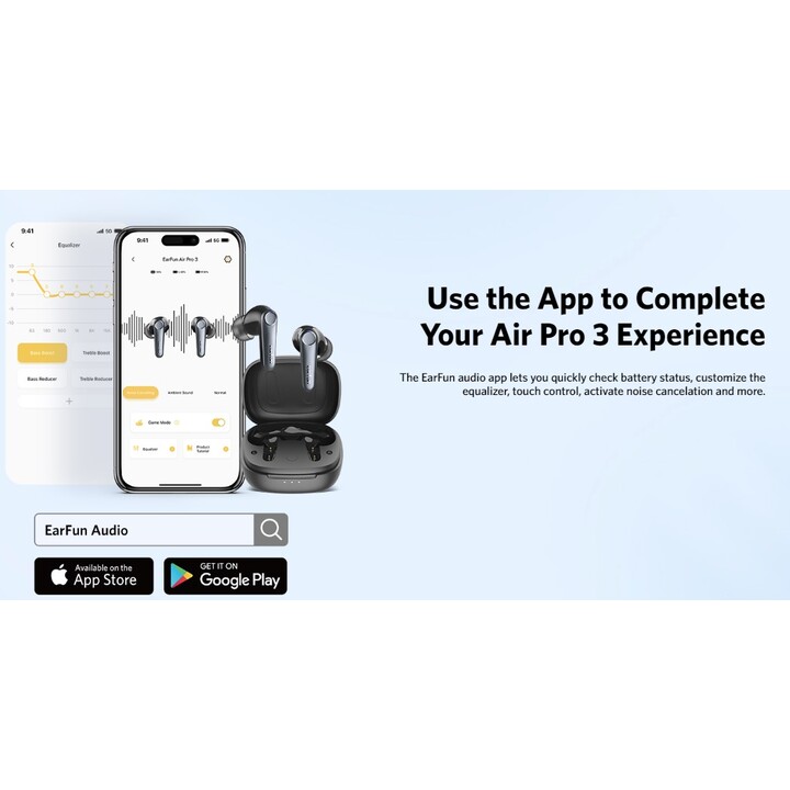 Earfun Air Pro 3 ANC Noir