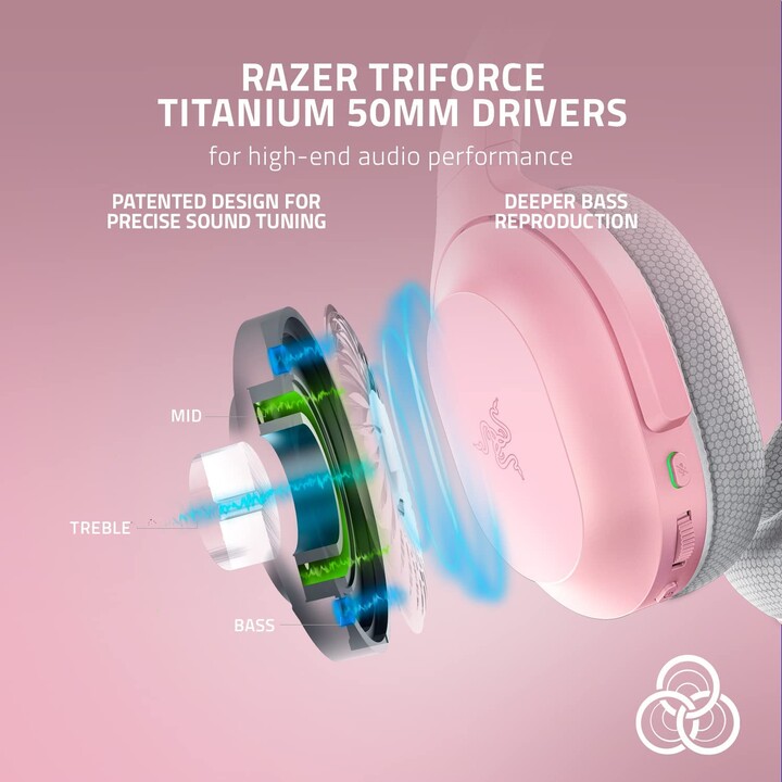 Casque Razer Barracuda Quartz (rz04-03790300-r3m1)