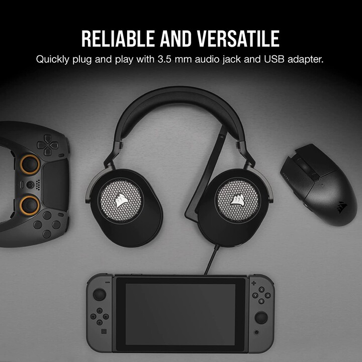 Corsair Hs65 Surround Auriculares Alámbrico De Mano Juego Carbono