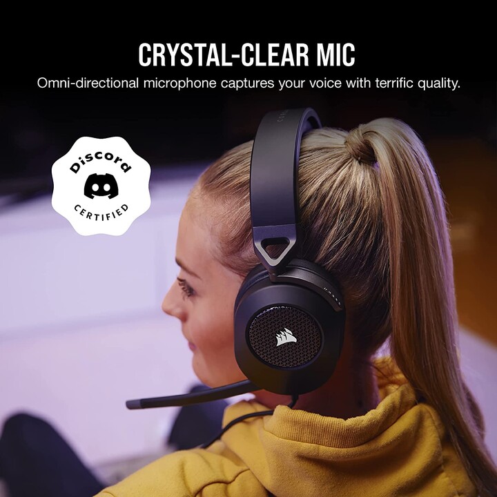 Corsair Hs65 Surround Auriculares Alámbrico De Mano Juego Carbono