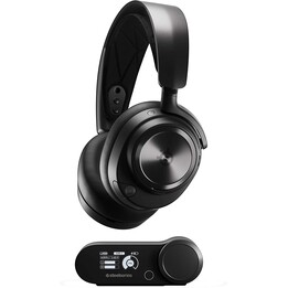 Steelseries Arctis Nova Pro Fones de ouvido sem fio Faixa de cabeça sem fio para jogos Bluetooth Preto