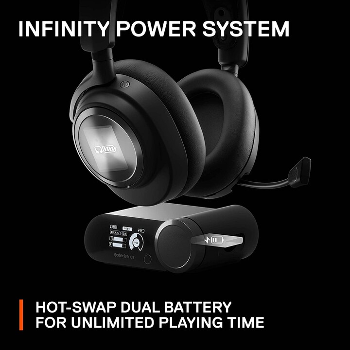 Steelseries Arctis Nova Pro Wireless Headphones Wireless Headband Gaming Bluetooth Black