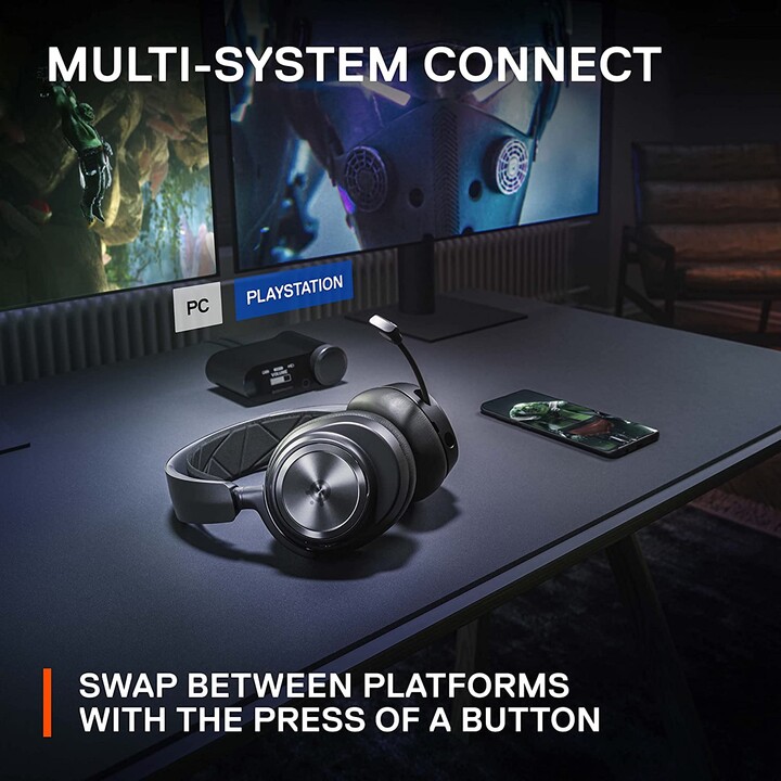 Steelseries Arctis Nova Pro Wireless Headphones Wireless Headband Gaming Bluetooth Black