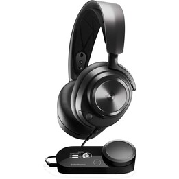 Fones de ouvido Steelseries Arctis Nova Pro com fio para jogos preto
