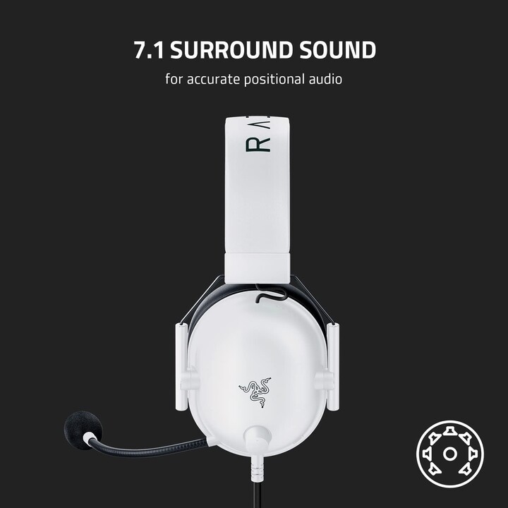Razer Blackshark V2 X Auriculares Alámbrico Diadema Juego Blanco
