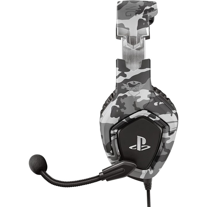 Trust Gxt 488 Forze Ps4 Auriculares Diadema Conector De 3,5 Mm Negro, Gris