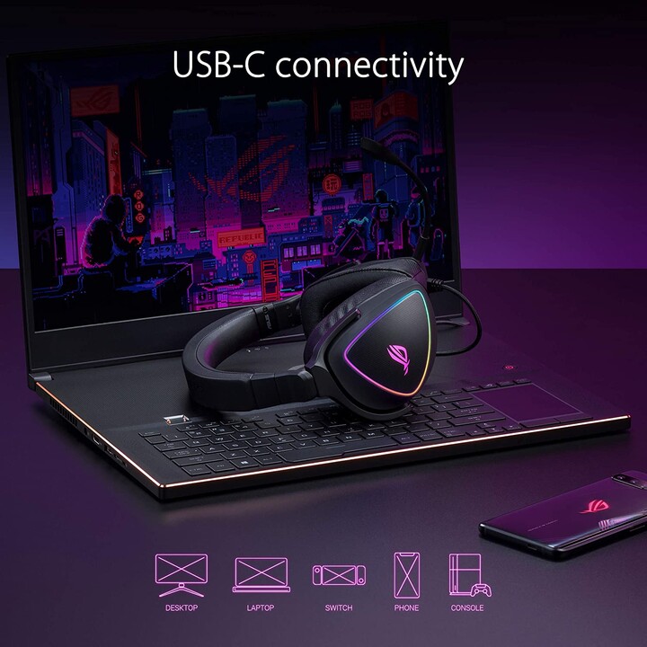 Asus Rog Delta S Auriculares Diadema Negro