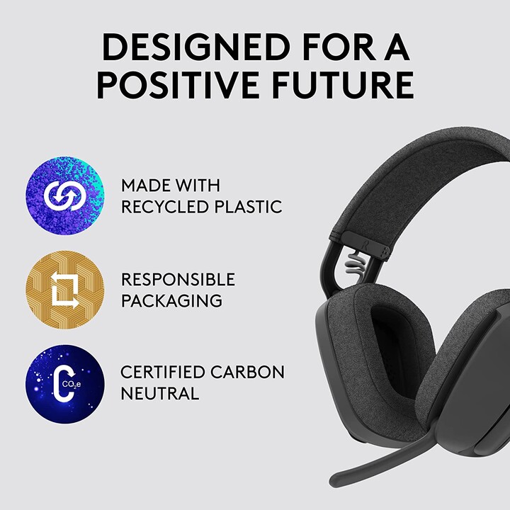 Headset Logitech Vibe 100 - Ohrumschließend - Grafit (981-001213)