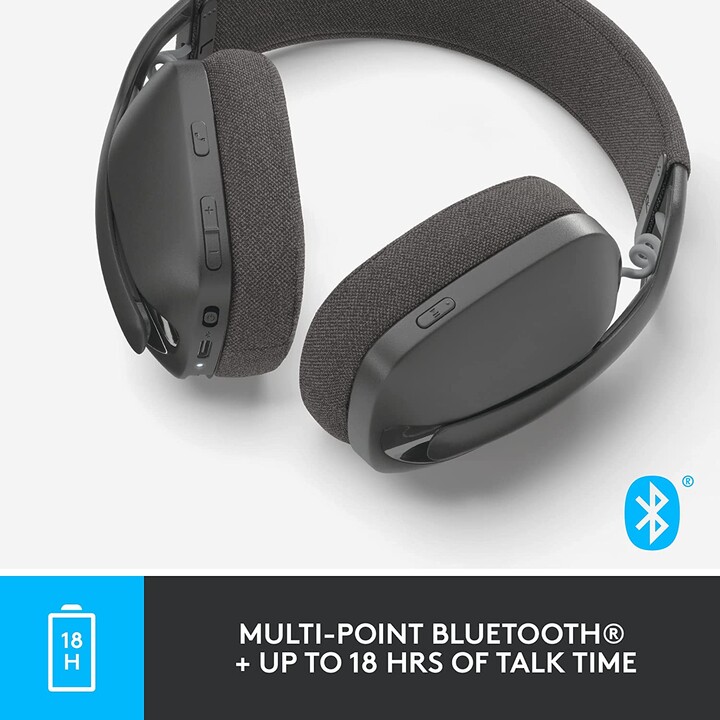 Headset Logitech Vibe 100 - Ohrumschließend - Grafit (981-001213)