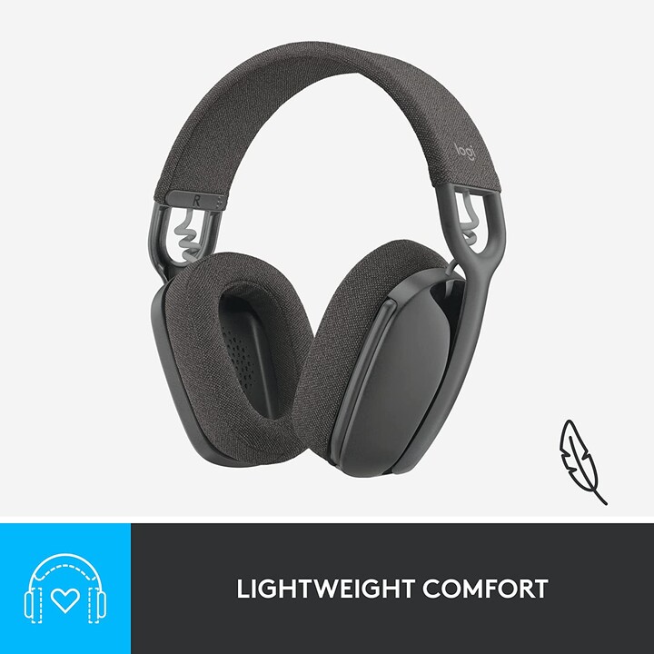 Headset Logitech Vibe 100 - Ohrumschließend - Grafit (981-001213)