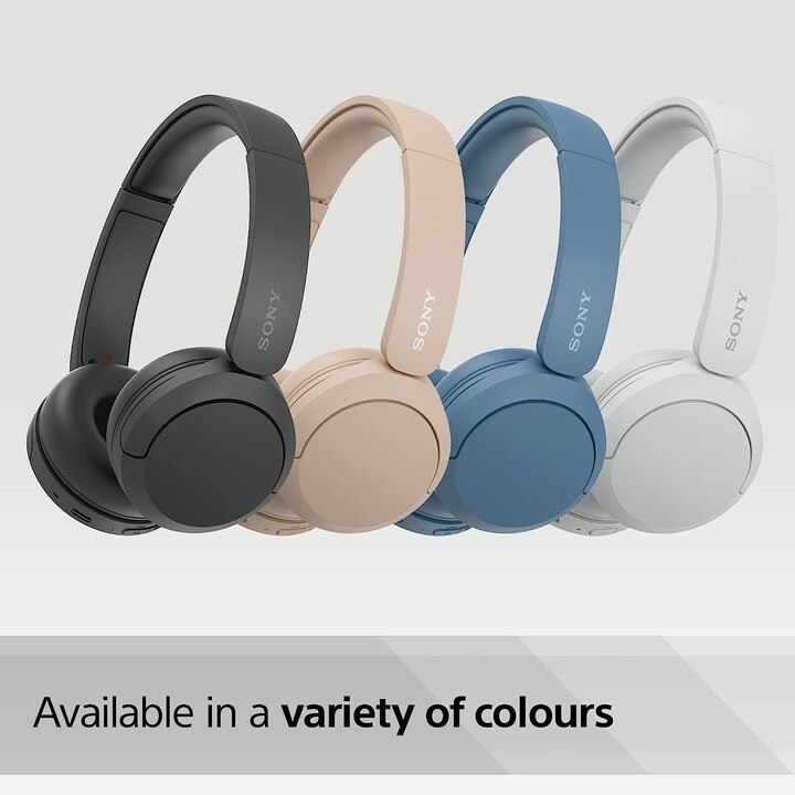 Casque sans fil Sony WH-CH520/ avec microphone/ Bluetooth/ blanc