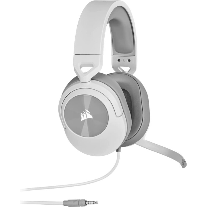 Corsair Hs55 Stereo Auriculares Alámbrico De Mano Juego Blanco