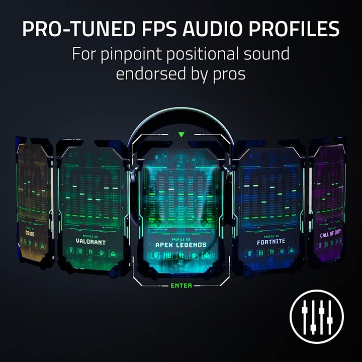 Razer Blackshark V2 Pro Bluetooth 7.1 Sonido Negro - Auriculares Inalámbricos