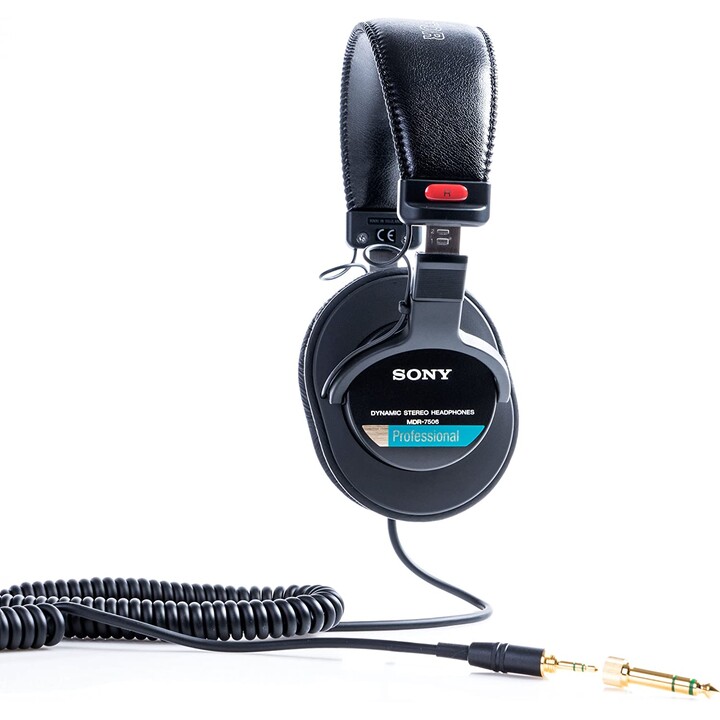Sony MDR7506 auricular y casco Auriculares Alámbrico Diadema Escenario/Estudio Negro