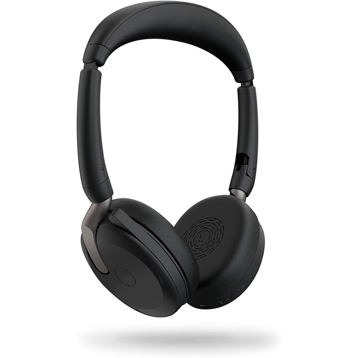 Jabra Evolve2 65 Flex UC Stereo Headset On-Ear (Bluetooth, kabellos, USB-C, Ladestation)
