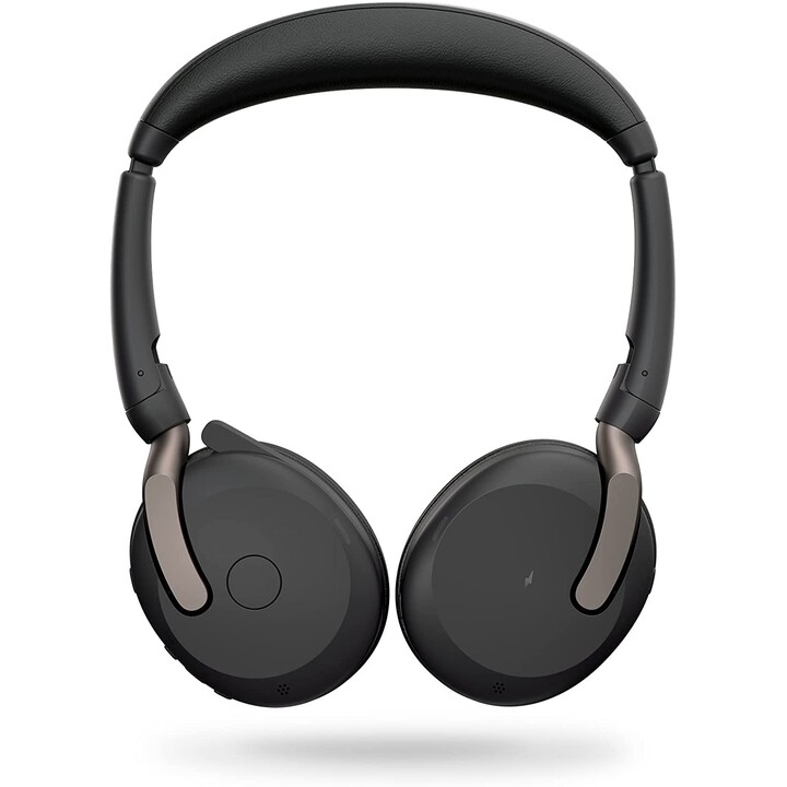 Jabra Evolve2 65 Flex UC Stereo Headset On-Ear (Bluetooth, kabellos, USB-C, Ladestation)