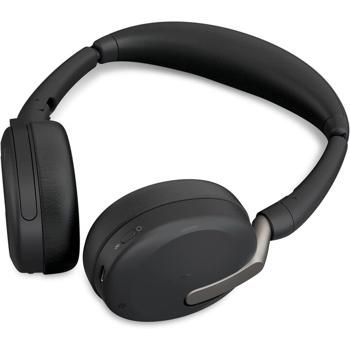 Jabra Evolve2 65 Flex UC Stereo Headset On-Ear (Bluetooth, kabellos, USB-C, Ladestation)
