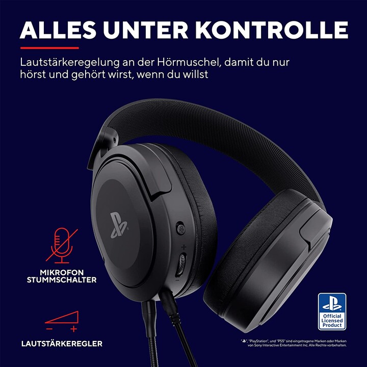 Trust GXT 498 Forta Casque Avec fil Arceau Jouer Noir