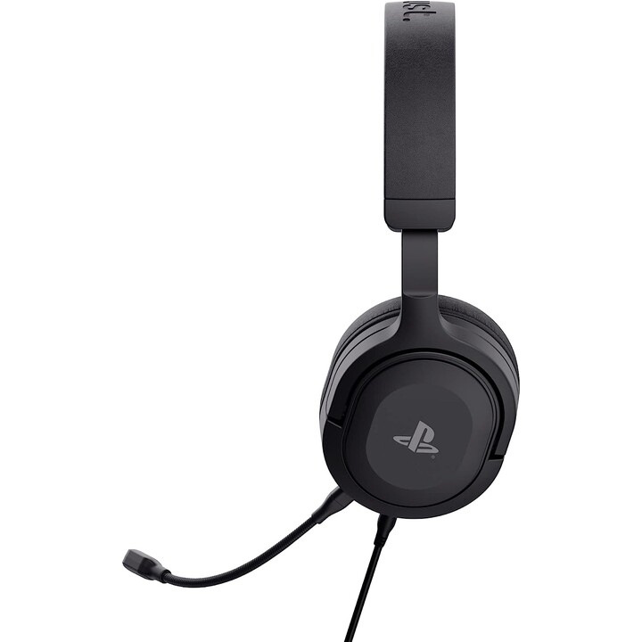 Fones de ouvido Trust GXT 498 Forta Faixa de cabeça com fio preta para jogos