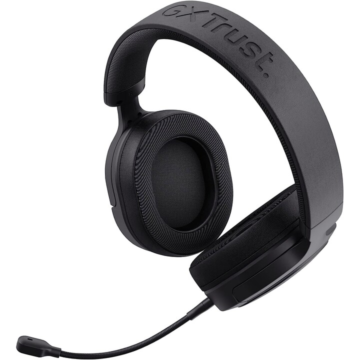 Fones de ouvido Trust GXT 498 Forta Faixa de cabeça com fio preta para jogos