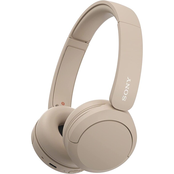Auriculares inalámbricos Sony WH-CH520/ con Micrófono/ Bluetooth/ Beige