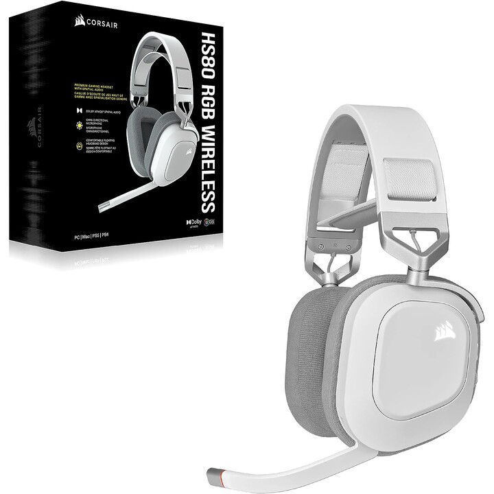 Corsair Hs80 Max Wireless CA-9011296-EU Weiss