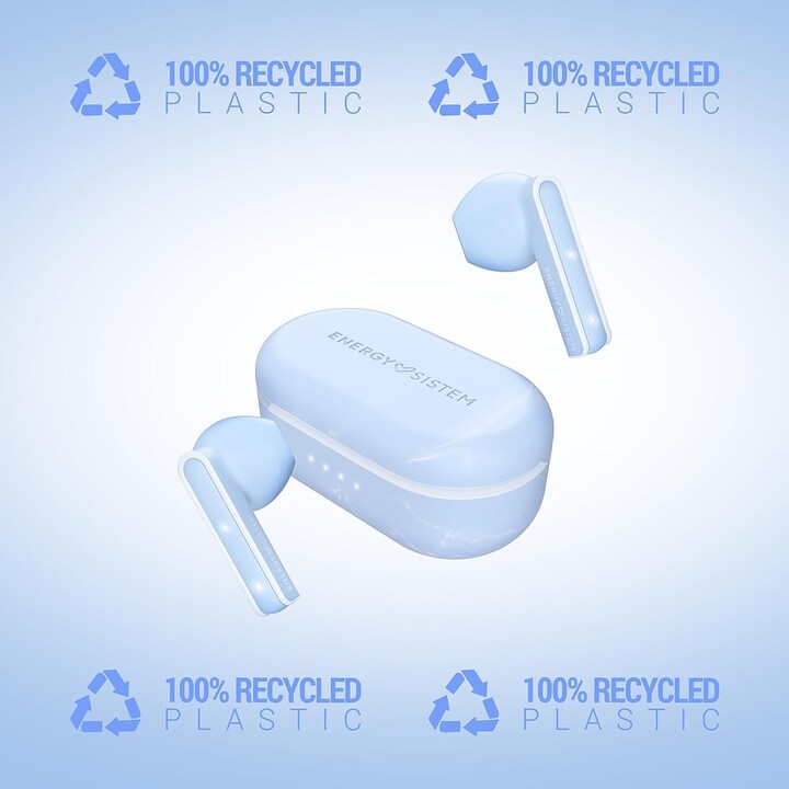 Energy Sistem Senshi Eco auricolari true wireless azzurri