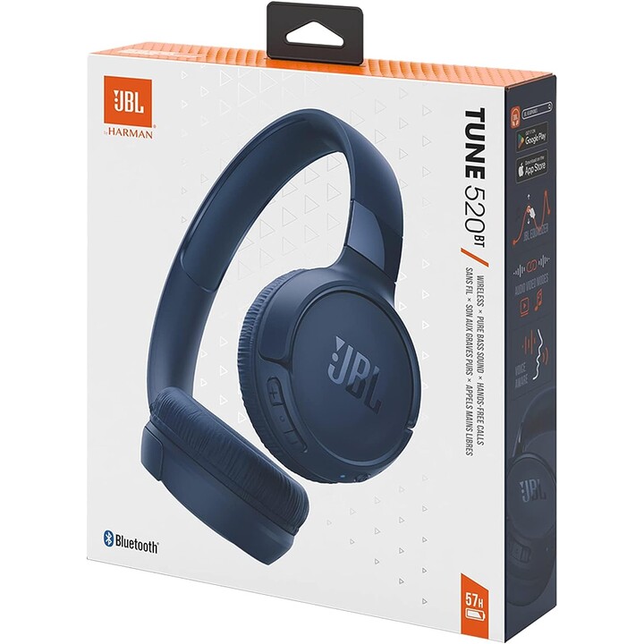 JBL TUNE 520BT Auriculares Bluetooth Azul