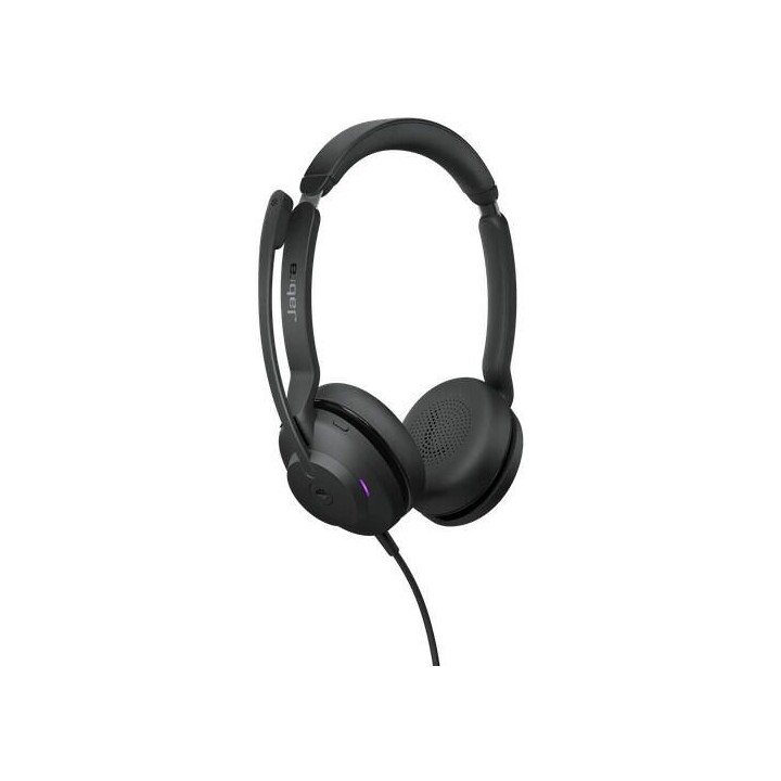 Fone de ouvido estéreo Jabra Evolve2 30 MS na orelha (USB-A, com fio)