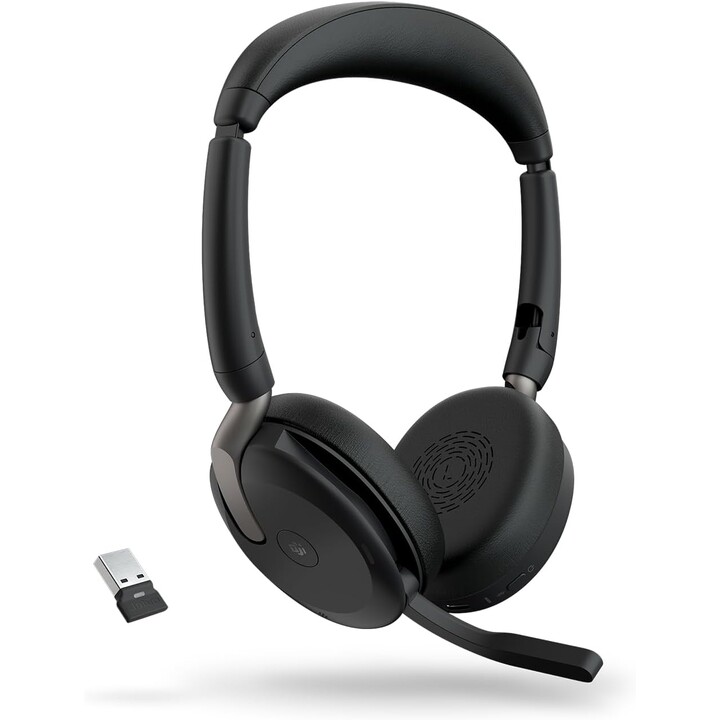 Jabra Evolve2 65 Flex MS Stereo Bluetooth USB Negro