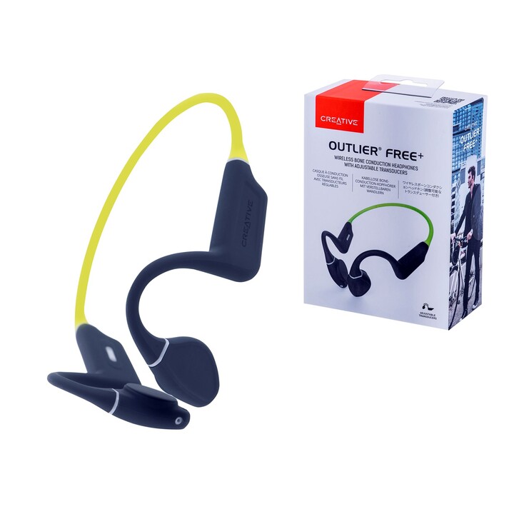 Auriculares de conducción ósea CREATIVE OUTLIER FREE+ inalámbrico, impermeable Verde claro