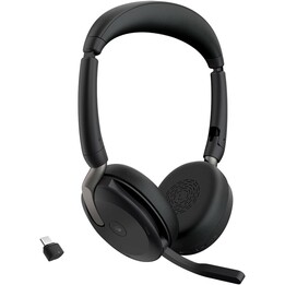 Jabra Evolve2 65 Flex MS Cuffie stereo on-ear (Bluetooth, wireless, USB-C)