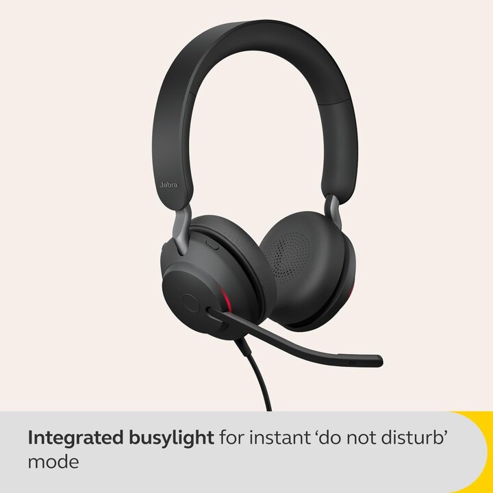 Jabra Evolve2 40 SE UC Stereo Headset On-Ear (USB-A, wired)