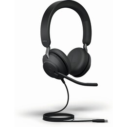 Jabra Evolve2 40 SE UC Auriculares estéreo supraaurales (USB-C, con cable)