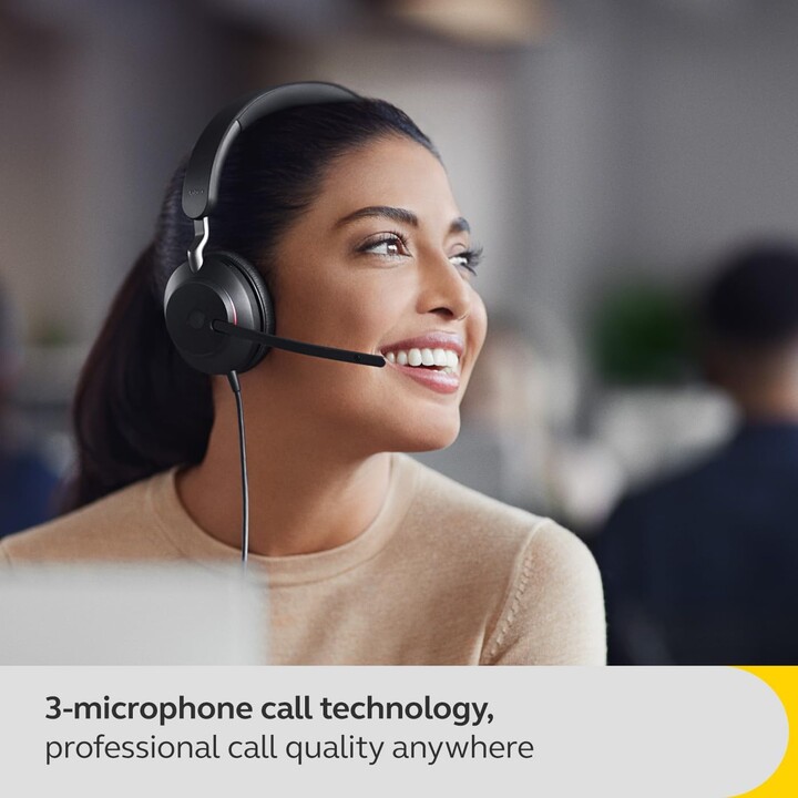 Jabra Evolve2 40 SE MS Stereo Headset On-Ear (USB-A, kabelgebunden)