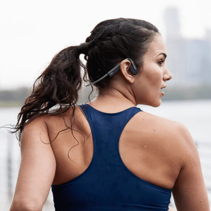 SHOKZ OpenMove Auriculares Inalámbrico Banda para cuello Deportes Bluetooth Gris