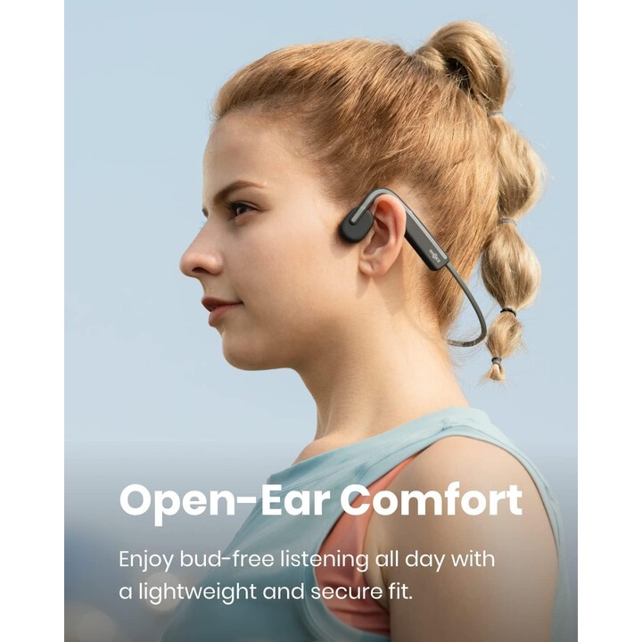 SHOKZ OpenMove Auriculares Inalámbrico Banda para cuello Deportes Bluetooth Gris