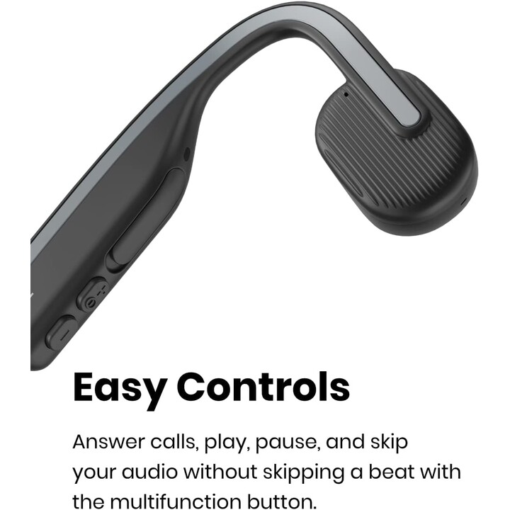 SHOKZ OpenMove Auriculares Inalámbrico Banda para cuello Deportes Bluetooth Gris