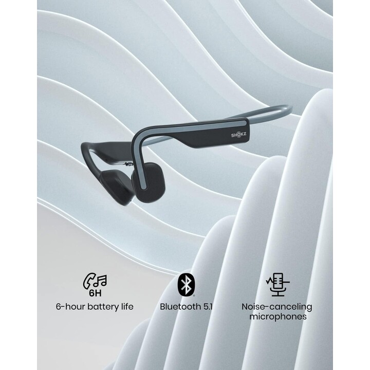 SHOKZ OpenMove Auriculares Inalámbrico Banda para cuello Deportes Bluetooth Gris