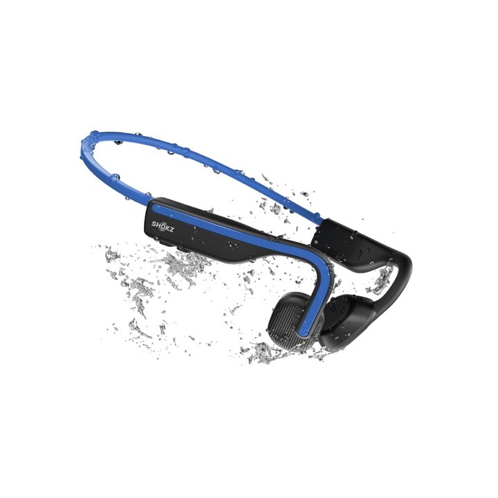 SHOKZ OpenMove Auriculares Inalámbrico gancho de oreja Llamadas/Música USB Tipo C Bluetooth Azul