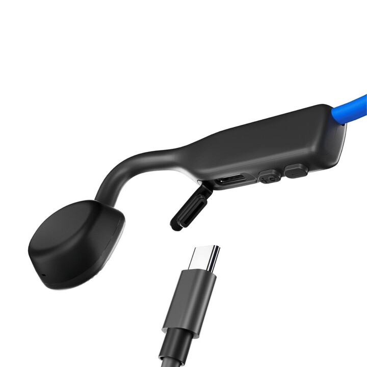 SHOKZ OpenMove Auriculares Inalámbrico gancho de oreja Llamadas/Música USB Tipo C Bluetooth Azul