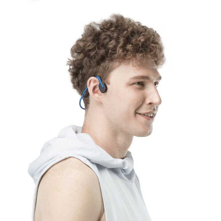 SHOKZ OpenMove Auriculares Inalámbrico gancho de oreja Llamadas/Música USB Tipo C Bluetooth Azul