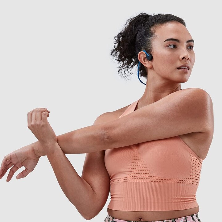 SHOKZ OpenMove Auriculares Inalámbrico gancho de oreja Llamadas/Música USB Tipo C Bluetooth Azul