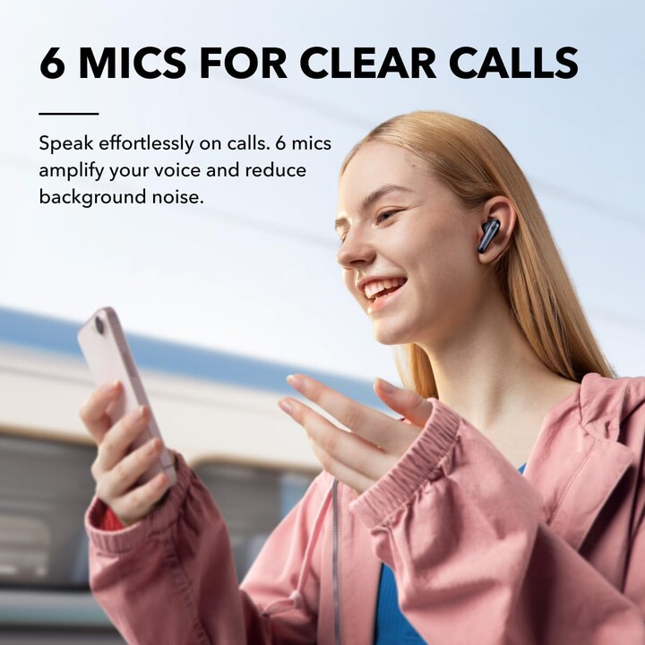 Soundcore Liberty 4 NC con cancelación de ruido (ANC) Auriculares Bluetooth Negro 