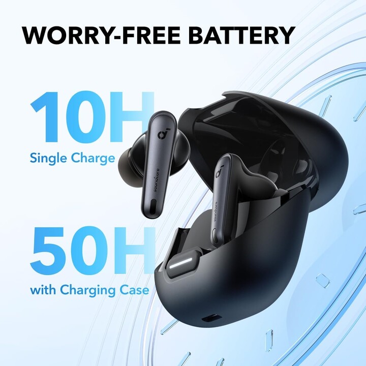 Soundcore Liberty 4 NC con cancelación de ruido (ANC) Auriculares Bluetooth Negro 
