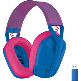Auriculares Gaming con Micrófono Logitech G435/ Bluetooth/ Azul y Frambuesa